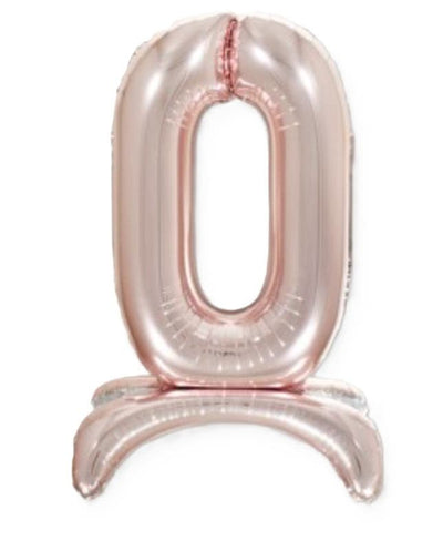 32" Standing Pink Number Balloon