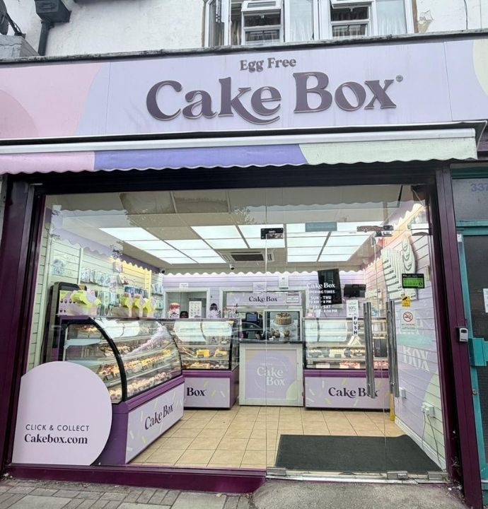 Cake Box Harrow storefront