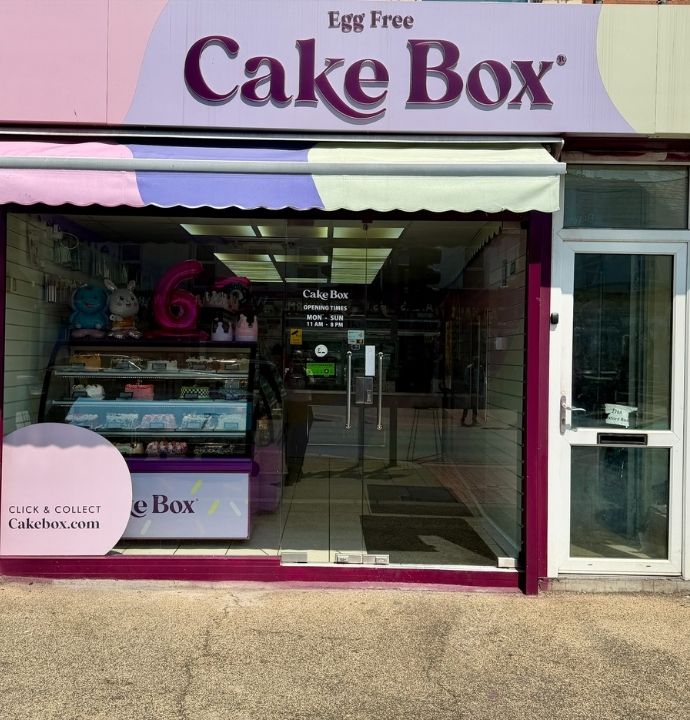 Cake Box Reading storefront
