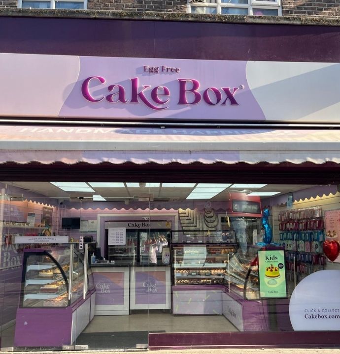 Cake Box Barking storefront