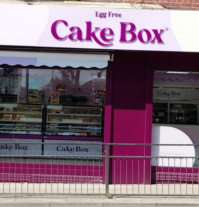 Cake Box Oldham storefront