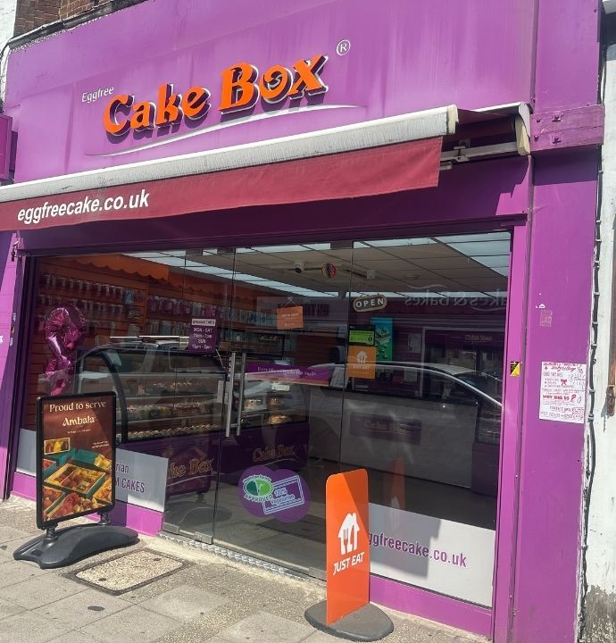 Cake Box Epsom storefront