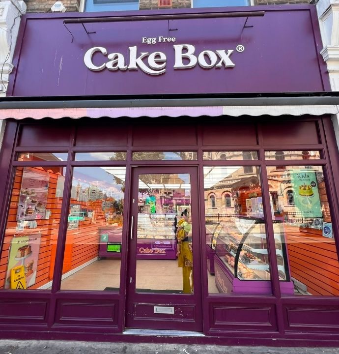 Cake Box Clapton storefront