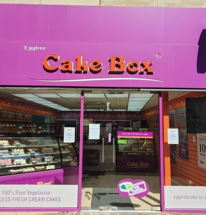 Cake Box Rugby storefront