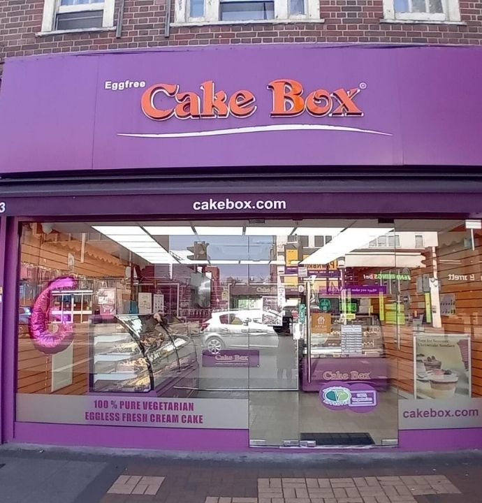 Cake Box Morden storefront