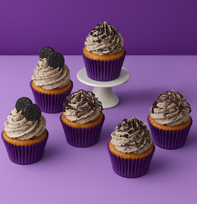 Box Of 6 Chocolate-Filled Oreo Cupcakes