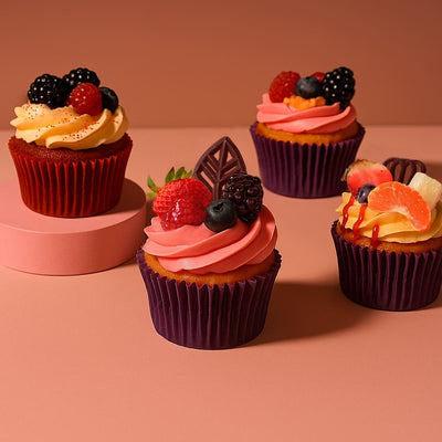 Box Of 6 Fruity Cupcakes