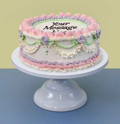 Elegant Pastel Vintage Cake
