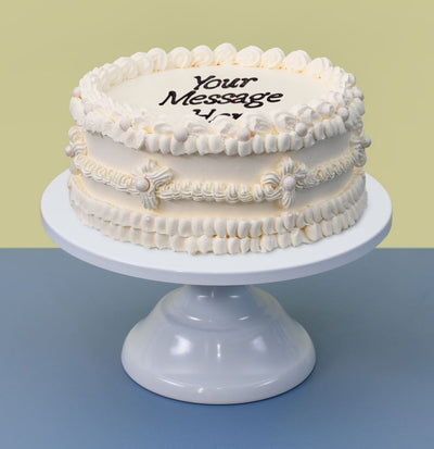 Pearl White Vintage Cake