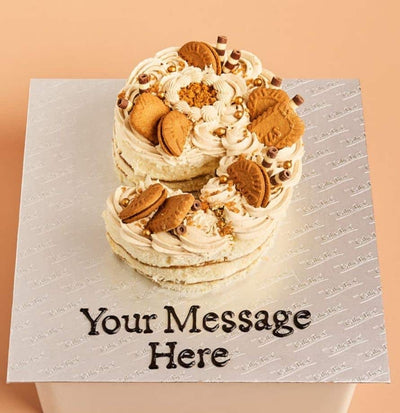 Speculoos Crunch Number Cake