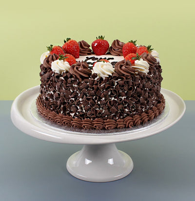 Chocolate Curls and Strawberry