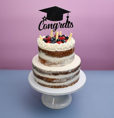 Berry Vanilla Two Tier Graduate Celebration
