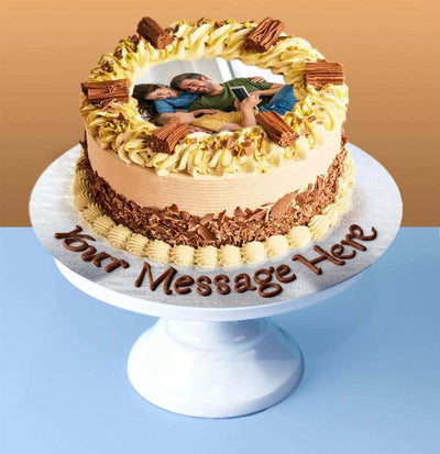 Nutty Pistachio Tiramisu Photo Cake