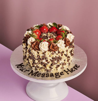 Choc Strawberry Cake