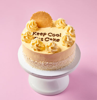 Mango Ice Cream Style Cake