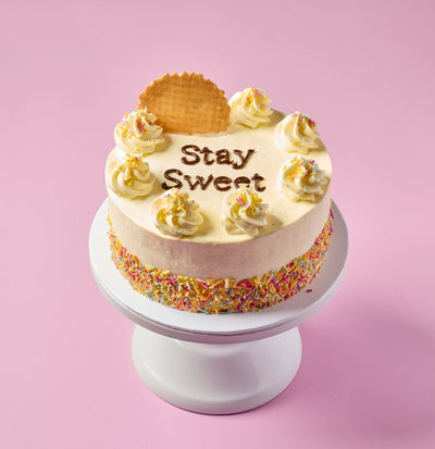 Vanilla Ice Cream Style Cake
