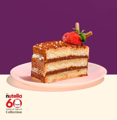 Glazed Strawberry Slice with Nutella®