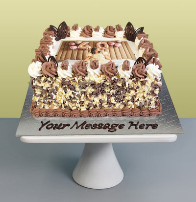 Flake Customised Photo Cake