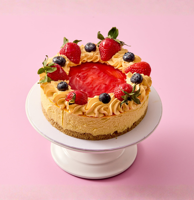 Mango Fruity Berry Cheesecake